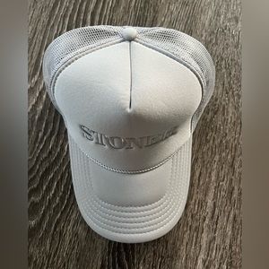 Light Gray Stoner Mesh-Back Trucker Hat